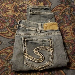 Silver Joga Jeans
